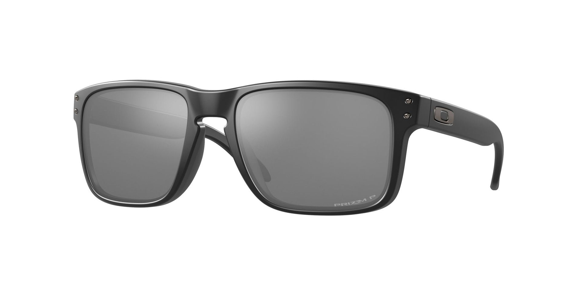 Oakley Man Oakley OO9102 HOLBROOK 9102D6 Sunglasses Injected Black Grey Squared Polarized Prizm - Image 1