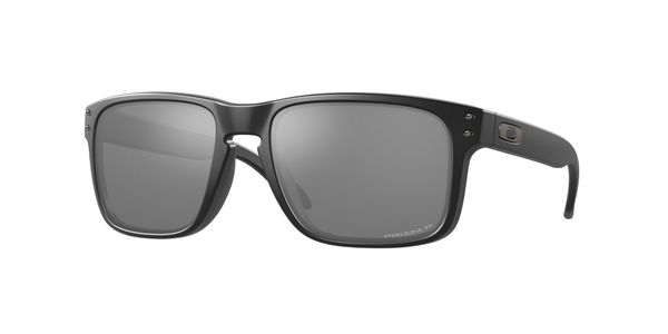 Oakley Man Oakley OO9102 HOLBROOK 9102D6 Sunglasses Injected Black Grey Squared Polarized Prizm