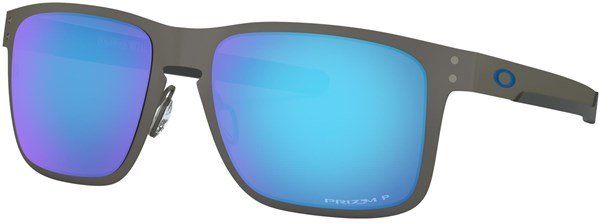 Oakley Mężczyzna Oakley OO4123 HOLBROOK METAL 412307 Okulary przeciwsłoneczne Metal Szary Niebieski Kwadratowy Spolaryzowane Prizm