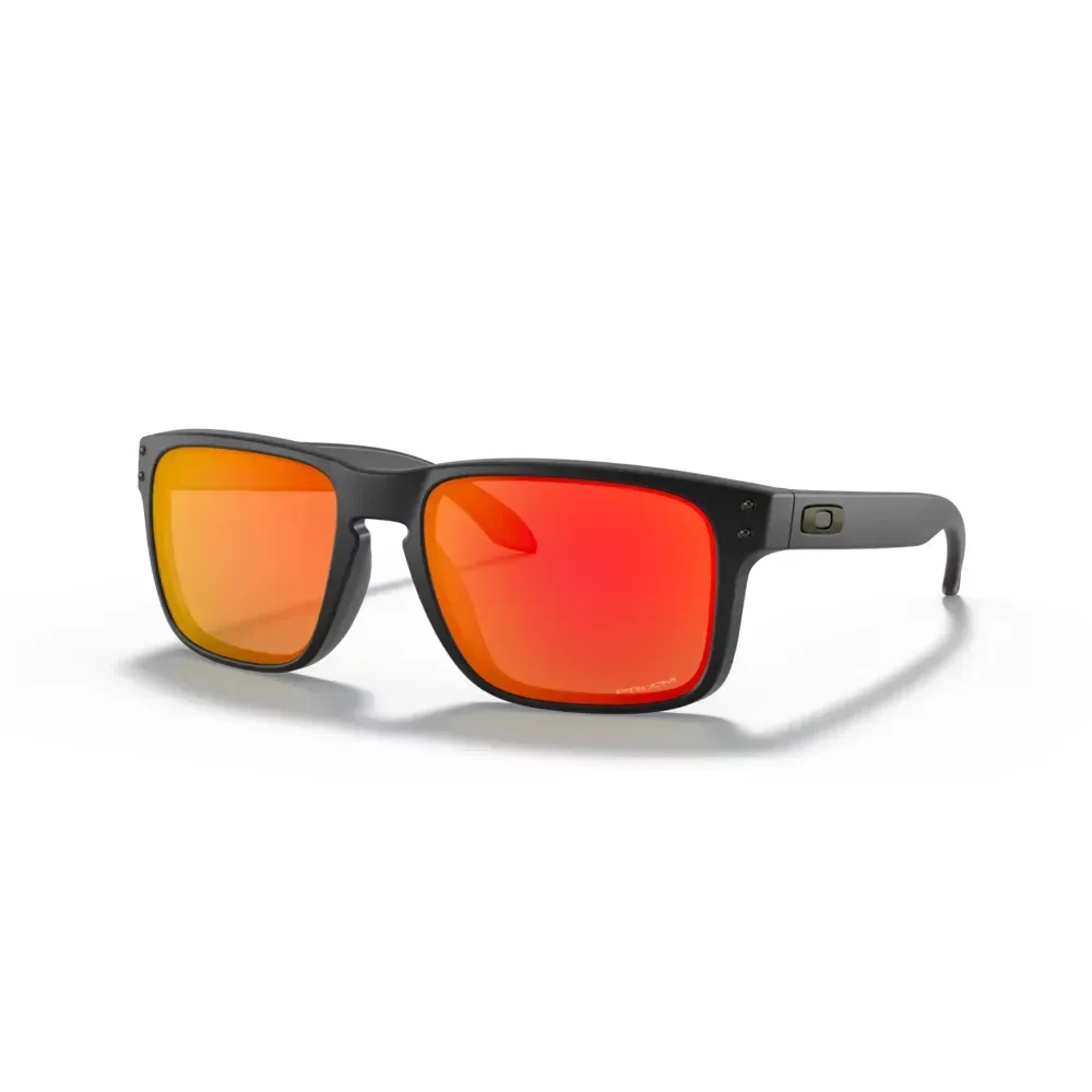 Oakley Holbrook Sunglasses Matte Black/Prizm Ruby - Image 1