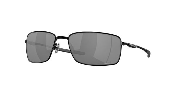 Oakley Mężczyzna Oakley OO4075 SQUARE WIRE 407513 Okulary przeciwsłoneczne Metal Czarny Szary Kwadratowy Normalna Prizm