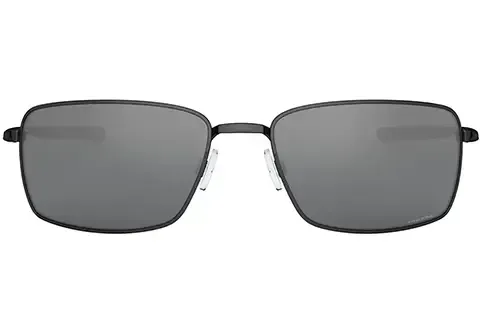 Oakley Mężczyzna Oakley OO4075 SQUARE WIRE 407513 Okulary przeciwsłoneczne Metal Czarny Szary Kwadratowy Normalna Prizm - Thumbnail 2