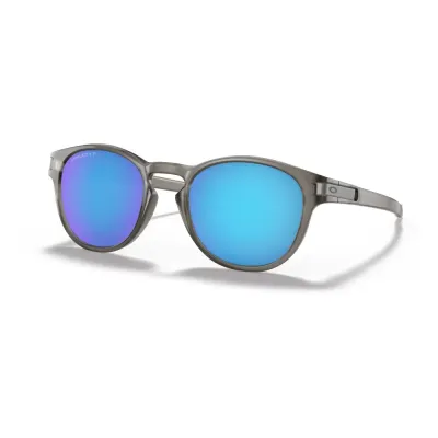 Oakley Unisex Oakley OO9265 LATCH 926532 Okulary przeciwsłoneczne O_matter Szary Niebieski Okrągły Spolaryzowane Prizm - Thumbnail 2