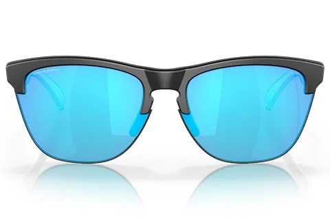 Oakley Frogskins Lite Sunglasses Matt Black/Prizm Sapphire