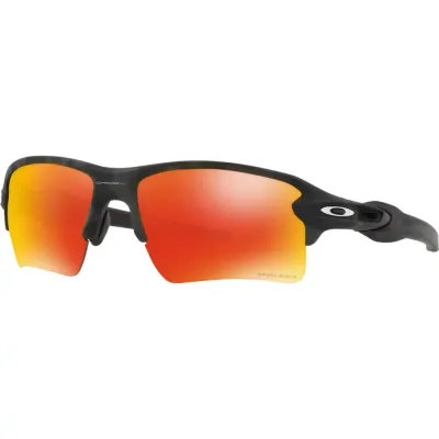 Oakley Unisex Oakley OO9188 FLAK 2.0 XL 918886 Okulary przeciwsłoneczne O_matter Czarny Czerwony Kwadratowy Normalna Prizm - Thumbnail 2