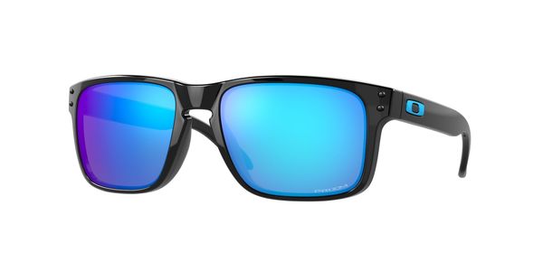 Oakley Mężczyzna Oakley OO9102 HOLBROOK 9102F5 Okulary przeciwsłoneczne O_matter Czarny Niebieski Kwadratowy Normalna Prizm