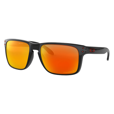 Oakley Mężczyzna Oakley OO9417 HOLBROOK XL 941708 Okulary przeciwsłoneczne O_matter Czarny Czerwony Kwadratowy Spolaryzowane Prizm - Thumbnail 2