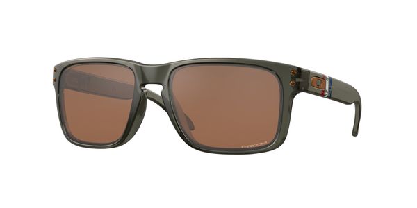 Oakley Mężczyzna Oakley OO9102 HOLBROOK 9102G6 Okulary przeciwsłoneczne O_matter Zielony Brązowy Kwadratowy Normalna Prizm - Thumbnail 2