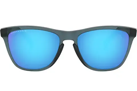 Oakley Unisex Oakley OO9013 FROGSKINS 9013F6 Okulary przeciwsłoneczne O_matter Czarny Niebieski Kwadratowy Spolaryzowane Prizm - Thumbnail 2