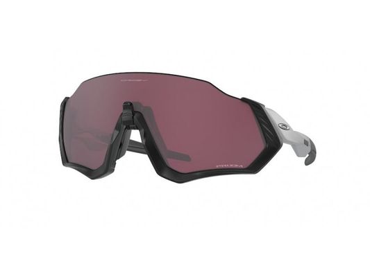 Oakley Flight Jacket Sunglasses Matte Black/Prizm Road Grey - Thumbnail 2