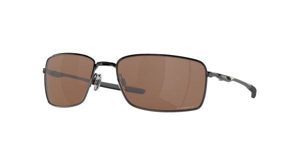 Oakley Mężczyzna Oakley OO4075 SQUARE WIRE 407514 Okulary przeciwsłoneczne Metal Brązowy Brązowy Kwadratowy Spolaryzowane Prizm