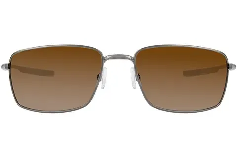 Oakley Mężczyzna Oakley OO4075 SQUARE WIRE 407514 Okulary przeciwsłoneczne Metal Brązowy Brązowy Kwadratowy Spolaryzowane Prizm - Thumbnail 2