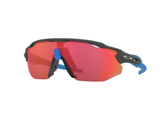 Oakley Radar EV Advancer Sunglasses Matte Carbon/Prizm Trail Torch - Thumbnail 2