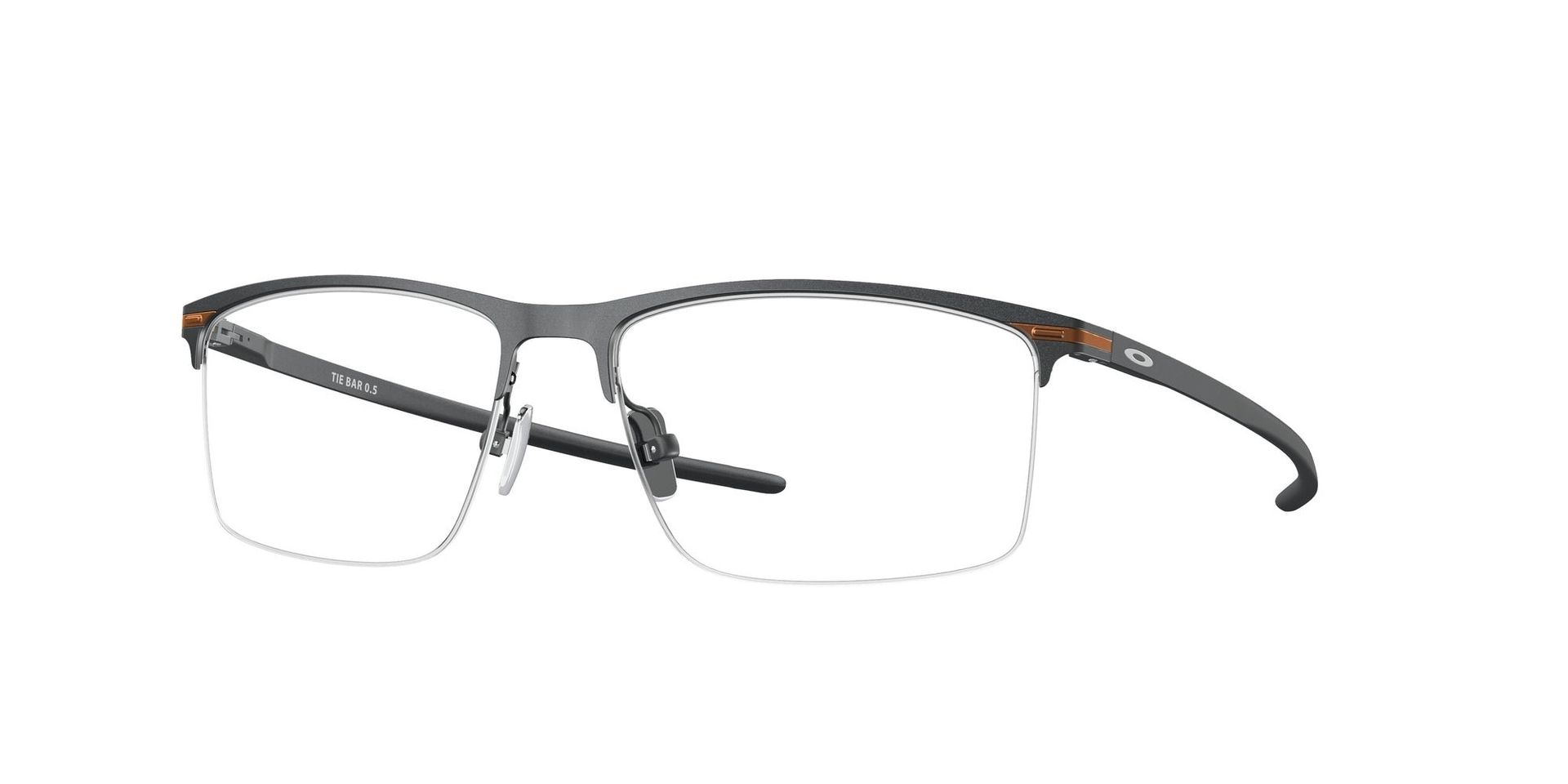 Oakley OX5140 TIE BAR 0.5 514003 Man Optical frames Titanium Grey Squared Normal - Image 1