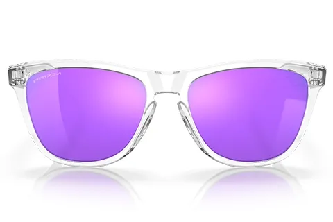 Oakley Mężczyzna Oakley OO9013 FROGSKINS 9013H7 Okulary przeciwsłoneczne O_matter Przezroczysty Fioletowy Kwadratowy Normalna Prizm - Thumbnail 2