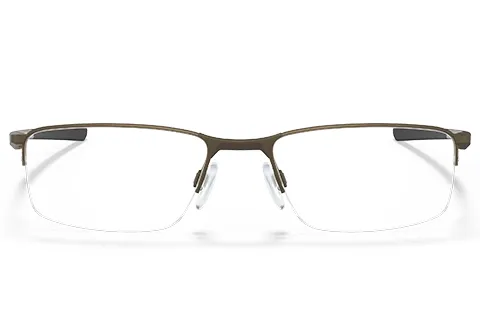 Oakley Man Oakley OX3218 SOCKET 5.5 321808 Optical frames Metal Grey Squared Normal - Thumbnail 2