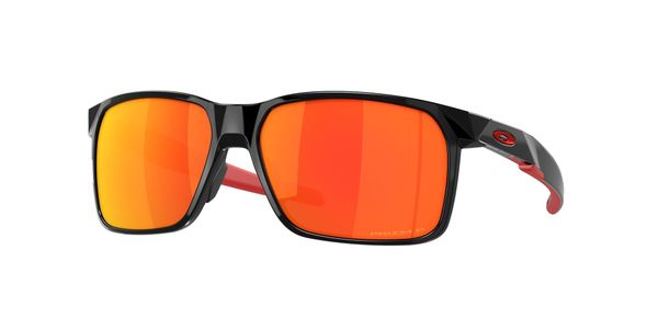 Oakley Portal X Sunglasses Polished Black/Prizm Ruby Polarized - Thumbnail 2
