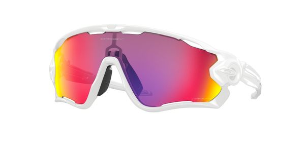 Oakley Jawbreaker Sunglasses Polished White/Prizm Road - Thumbnail 2
