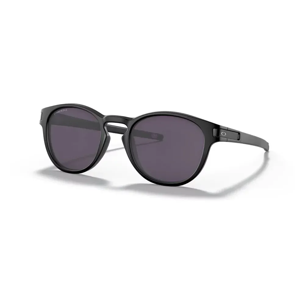 Oakley Latch Sunglasses Matt Black/Prizm Grey - Image 1