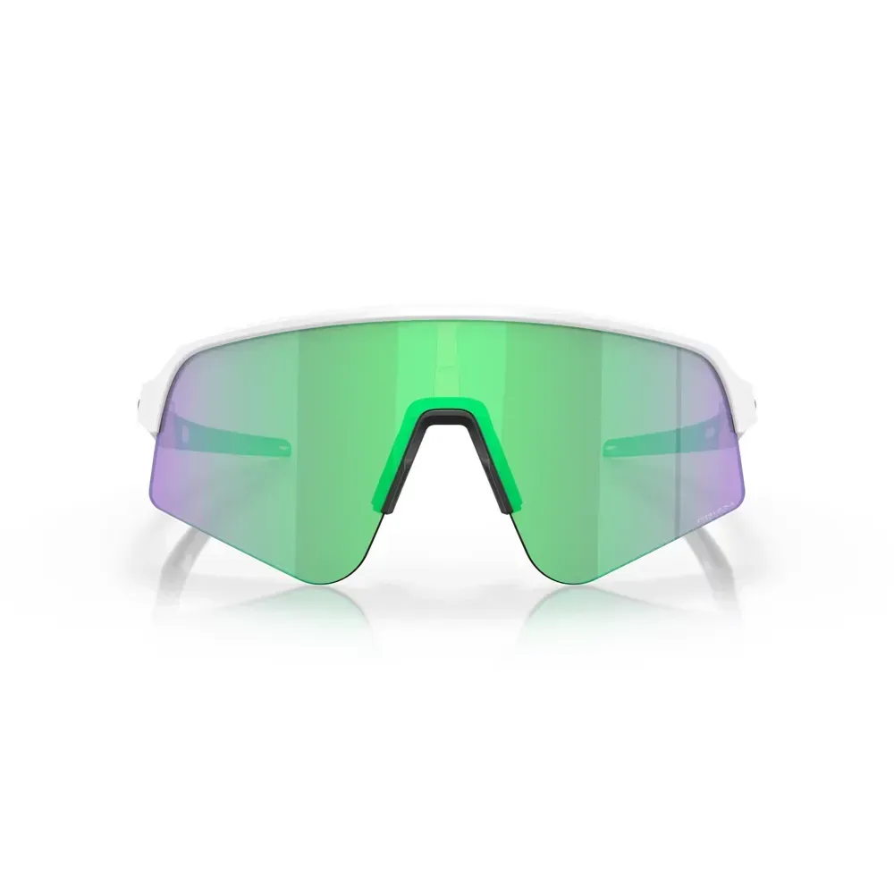 Oakley Sutro Lite Sweep Sunglasses Matte White/Prizm Road Jade - Image 1