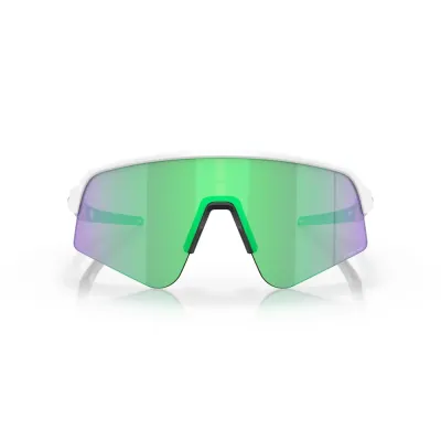 Oakley Sutro Lite Sweep Sunglasses Matte White/Prizm Road Jade