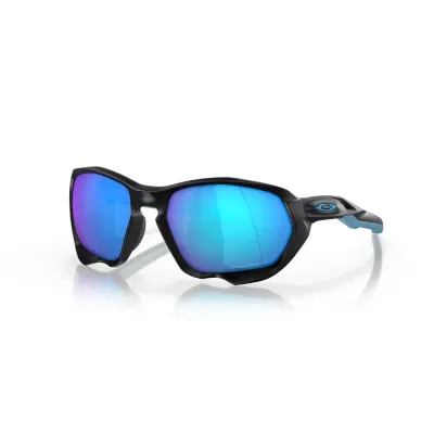 Oakley Plazma Sunglasses Matt Black/Prizm Sapphire Polarized