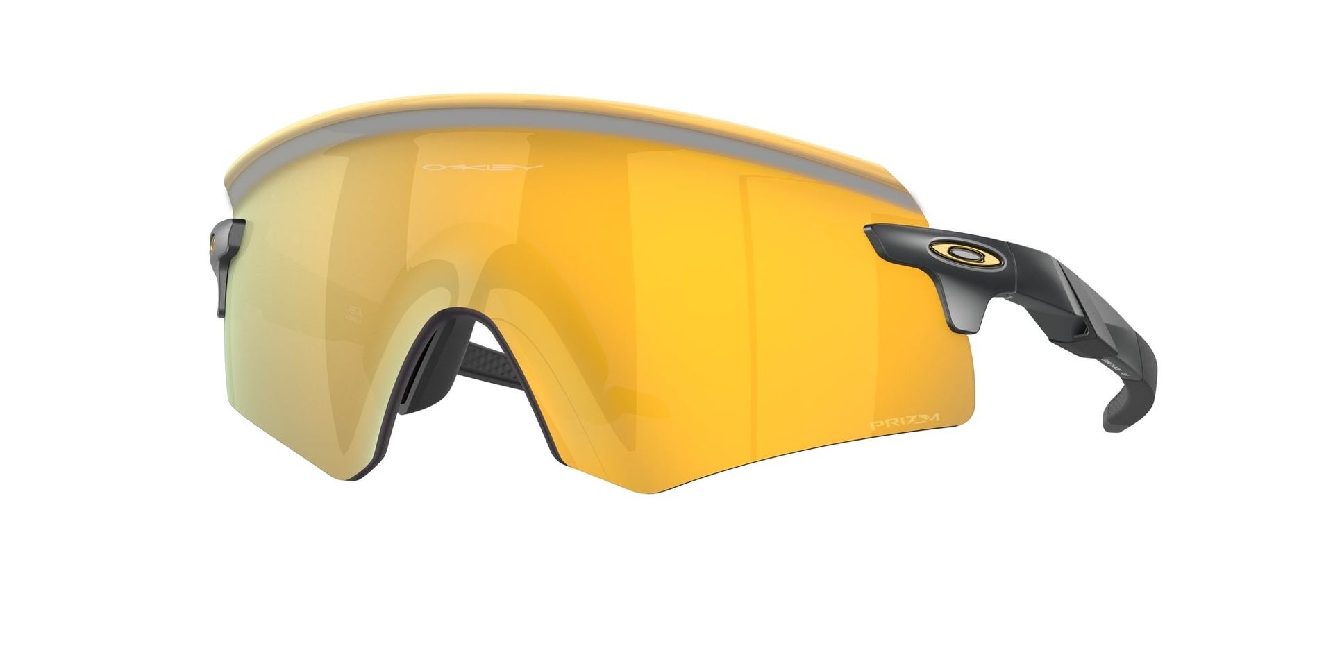 Oakley Mężczyzna Oakley OO9471 ENCODER 947104 Okulary przeciwsłoneczne O_matter Szary Złoty Maska Normalna Prizm - Image 1