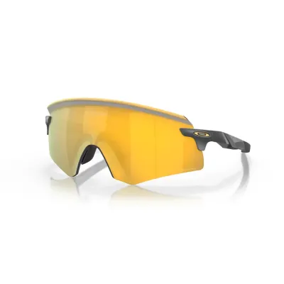 Oakley Mężczyzna Oakley OO9471 ENCODER 947104 Okulary przeciwsłoneczne O_matter Szary Złoty Maska Normalna Prizm - Thumbnail 2