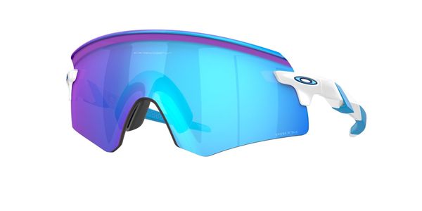 Oakley Encoder Sunglasses Polished White/Prizm Sapphire - Thumbnail 2