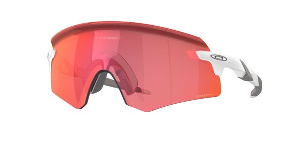Oakley Encoder Sunglasses Matte White/Prizm Trail Torch - Thumbnail 2