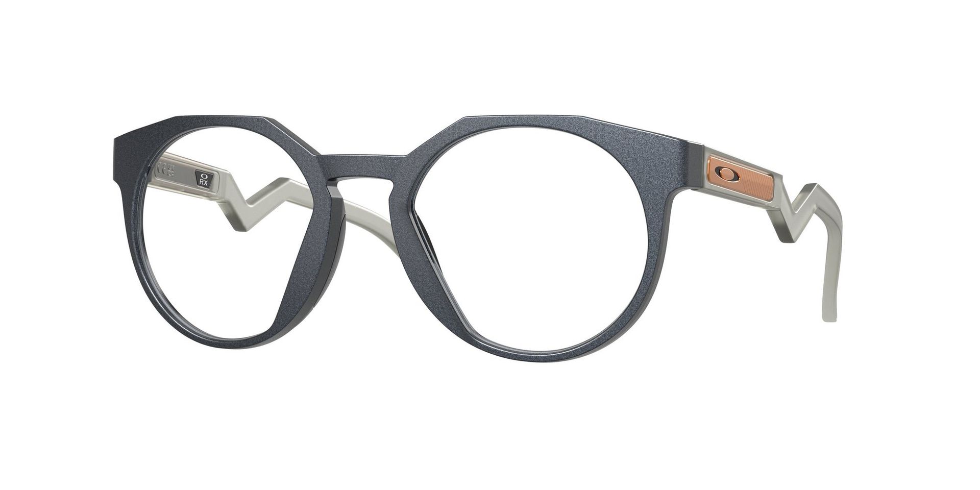 Oakley OX8139 HSTN RX 813909 Man Optical frames O_matter Black Round Normal - Image 1