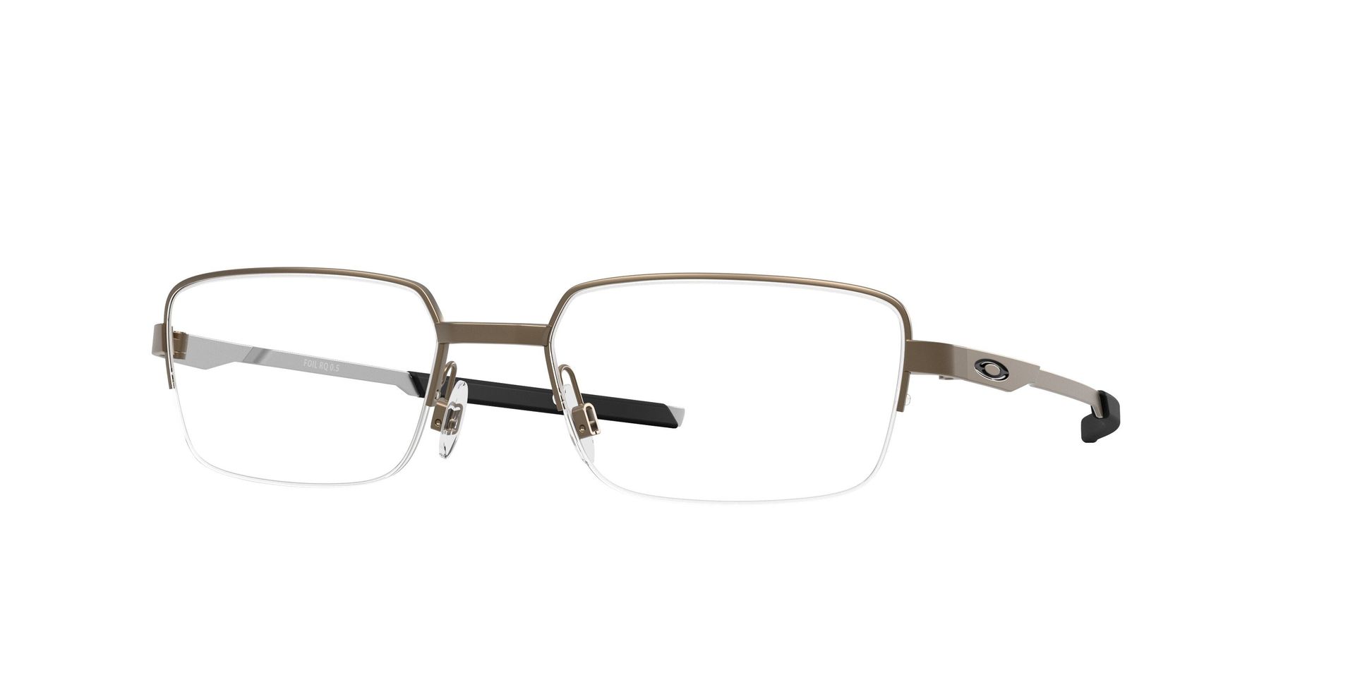 Oakley Unisex Oakley OX3100 FOIL RQ 0.5 310002 Optical frames Metal Grey Squared Normal - Image 1