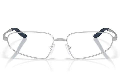 Oakley Unisex Oakley OX3116 NEOASTRA 311604 Optical frames Metal Silver Transparent Squared Normal - Thumbnail 2