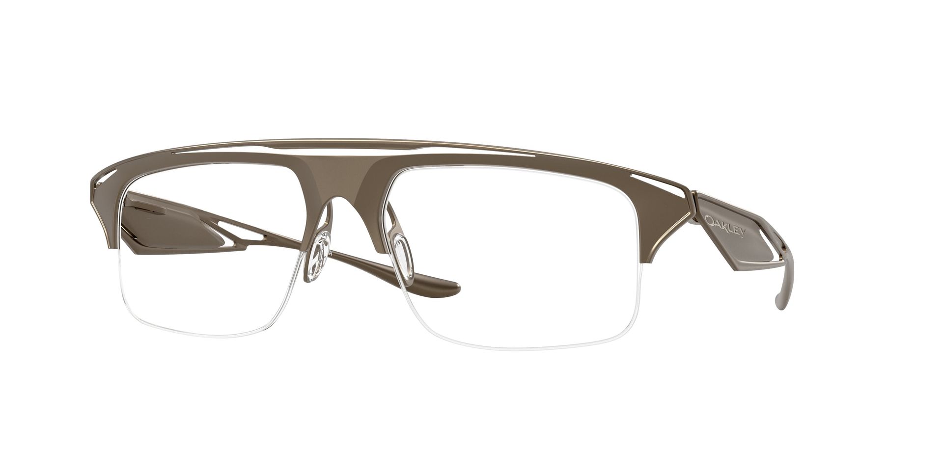 Oakley OX5093 VALDOSTA 509304 Man Optical frames Titanium Grey Transparent Squared Normal - Image 1