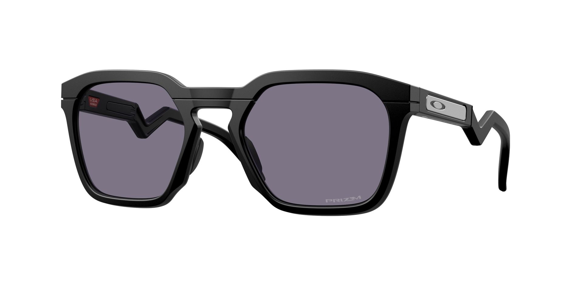 Oakley Unisex Oakley OO9533 HSTN SQ 953301 Okulary przeciwsłoneczne O_Materia Czarny Szary Kwadratowy Normalna - Image 1