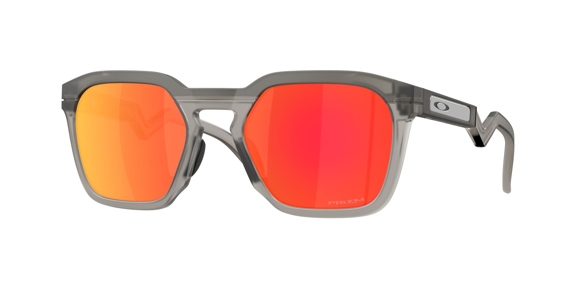 Oakley Unisex Oakley OO9533 HSTN SQ 953302 Okulary przeciwsłoneczne O_Materia Szary Czerwony Kwadratowy Normalna - Image 1