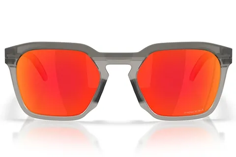 Oakley Unisex Oakley OO9533 HSTN SQ 953302 Okulary przeciwsłoneczne O_Materia Szary Czerwony Kwadratowy Normalna - Thumbnail 2