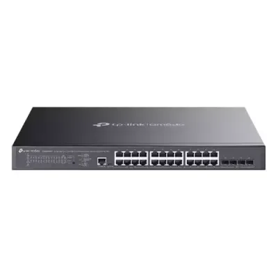 TP-Link Omada SG3428XMPP network switch Managed L2+ Gigabit Ethernet (10/100/1000) Power over Ethernet (PoE) 1U Black - Thumbnail 2