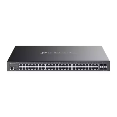 TP-Link Omada SG3452XMPP network switch Managed L2+ Gigabit Ethernet (10/100/1000) Power over Ethernet (PoE) 1U Black - Thumbnail 2