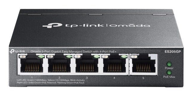TP-Link Omada 5-Port Gigabit Easy Managed Switch with 4-Port PoE+ - Image 1