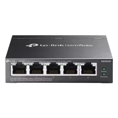 TP-Link Omada 5-Port Gigabit Easy Managed Switch with 4-Port PoE+ - Thumbnail 3