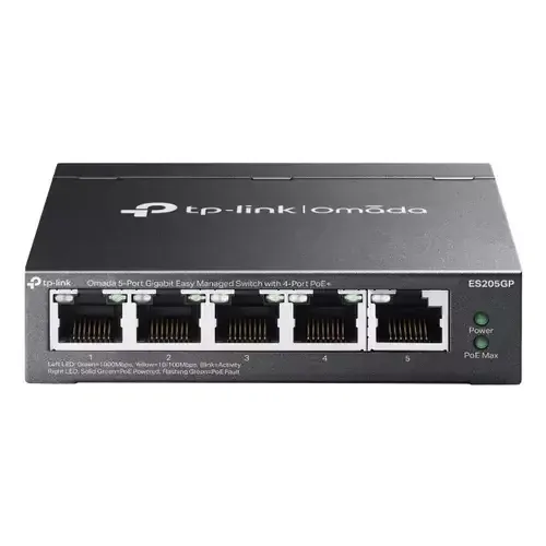 TP-Link Omada 5-Port Gigabit Easy Managed Switch with 4-Port PoE+ - Image 1