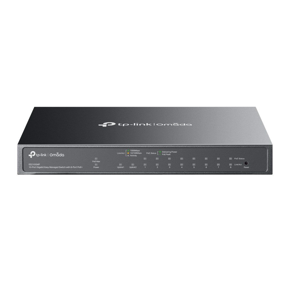 TP-Link Omada 10-Port Gigabit Easy Managed Switch with 8-Port PoE+ - Image 1