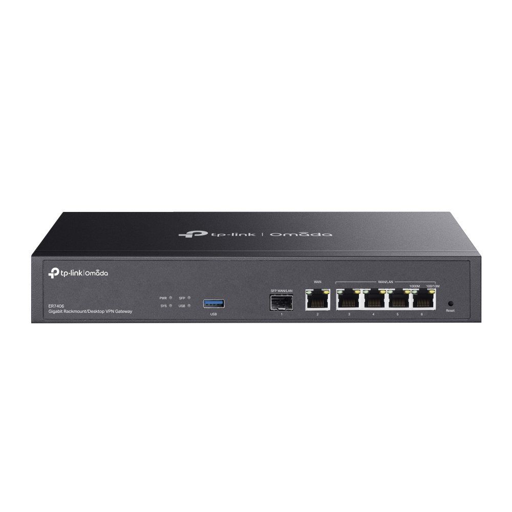 TP-Link ER7406 wired router Gigabit Ethernet Black - Image 1