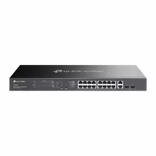 TP-Link Omada ES220GMP network switch Managed L2 Gigabit Ethernet (10/100/1000) Power over Ethernet (PoE) Black - Image 1