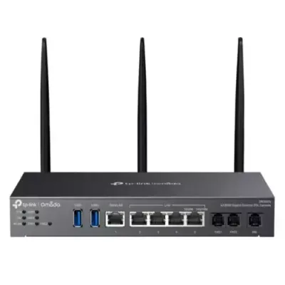 TP-Link Omada AX3000 wireless router Gigabit Ethernet Dual-band (2.4 GHz / 5 GHz) Black - Thumbnail 2