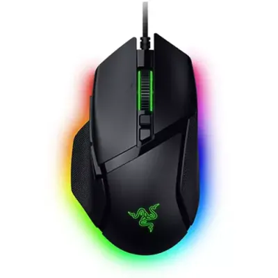 RAZER Basilisk V3 35K RGB Optical Gaming Mouse, Black - Thumbnail 2