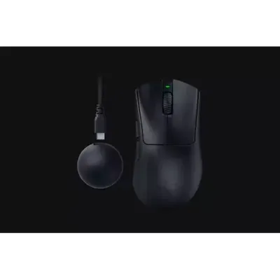 Razer DeathAdder V4 Pro mouse Gaming Right-hand RF Wireless + USB Type - Thumbnail 2