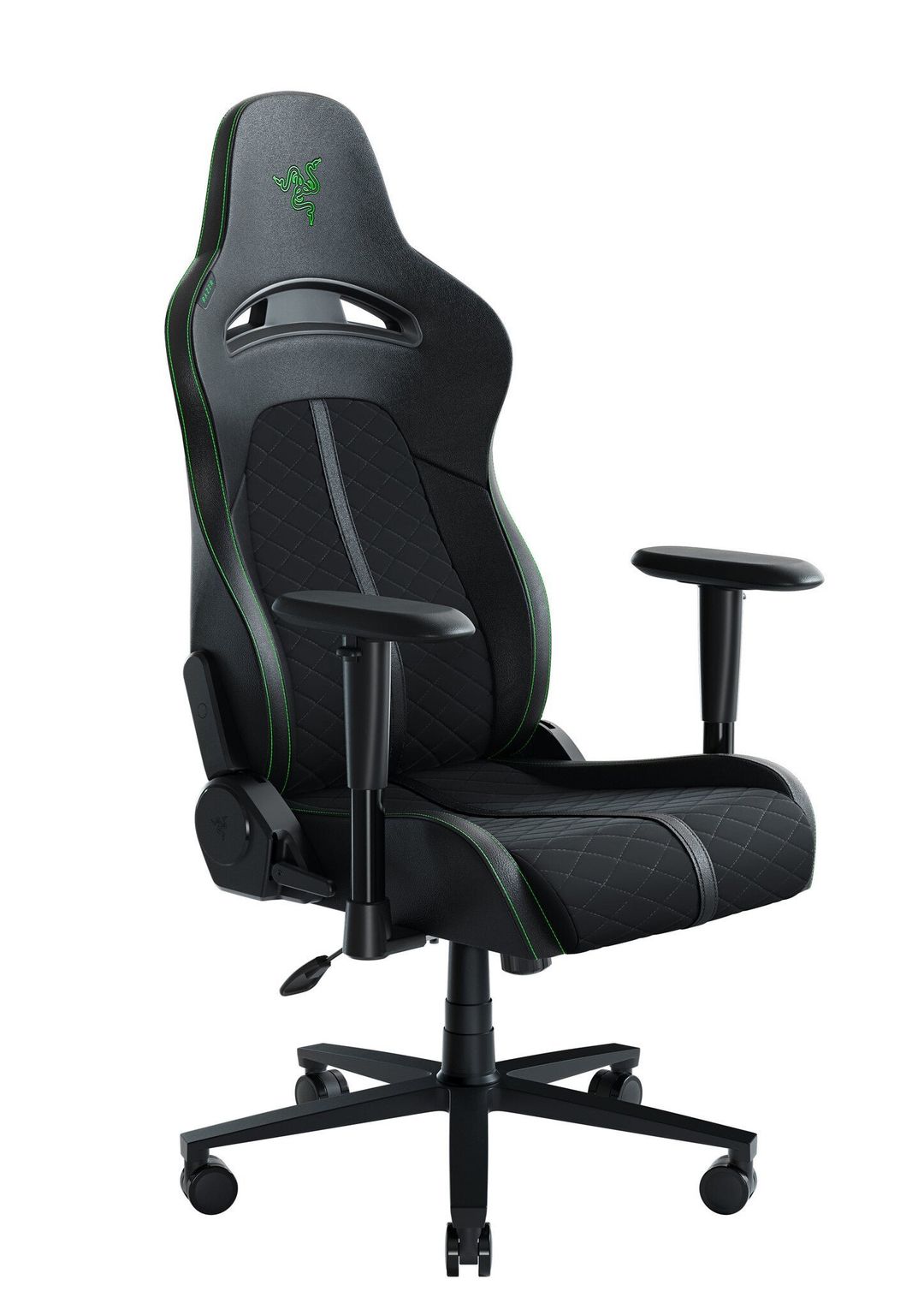 RAZER Enki X Gaming Chair - Black & Green, Green,Black - Image 1