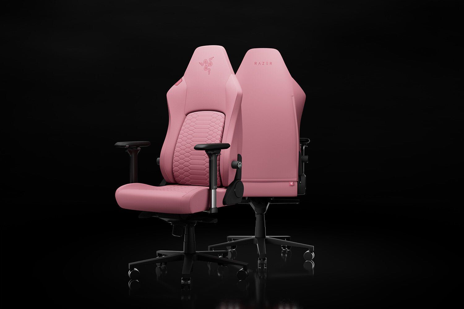 Razer Iskur V2 NewGen Gaming armchair Padded seat Pink - Image 1
